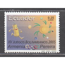 Ecuador Correo 2005 Yvert 1888 ** Mnh Deportes