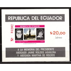 Ecuador - Hojas Yvert 59 ** Mnh Personaje