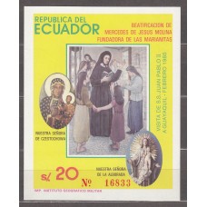 Ecuador - Hojas Yvert 63 ** Mnh Religión