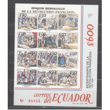 Ecuador - Hojas Yvert 89 ** Mnh 