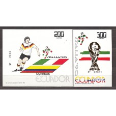 Ecuador - Hojas Yvert 95/96 ** Mnh Copa del Mundo de Fútbol - Deportes