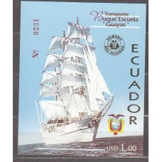 Ecuador - Hojas Yvert 107 ** Mnh Barco