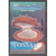 Ecuador - Hojas Yvert 109 ** Mnh Fauna Marina - Concha