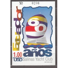 Ecuador - Hojas Yvert 110A  ** Mnh Barcos - Vela