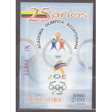 Ecuador - Hojas Yvert 128 ** Mnh Deportes