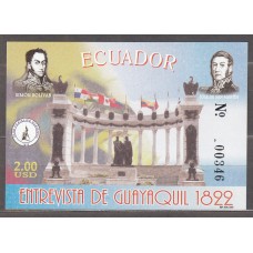 Ecuador - Hojas Yvert 130 ** Mnh Historia