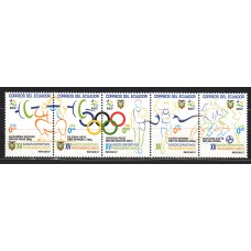 Ecuador - Correo 2007 Yvert 2073/77 ** Mnh Juegos Deportivos Panamericanos - Deportes