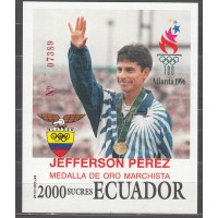 Ecuador - Hojas Yvert 102 ** Mnh Deportes