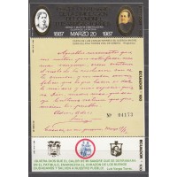 Ecuador - Hojas Yvert 76 ** Mnh 