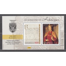 Austria Correo 2026 ** Mnh Rodolfo Legado de los Hamburgo - Personaje