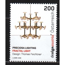 Austria Correo 2026 ** Mnh Iluminación Preciosa