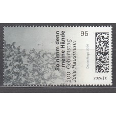 Alemania Federal Correo 2026 ** Mnh Julia Hausmann
