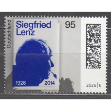 Alemania Federal Correo 2026 ** Mnh Siegfried Lenz