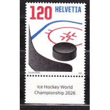 Suiza Correo 2026 ** Mnh Campeonato Mundial de Hockey sobre Hielo - Deportes