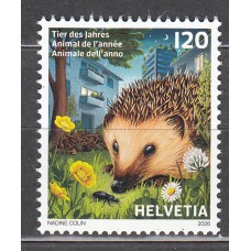 Suiza Correo 2026 ** Mnh Fauna - Erizo