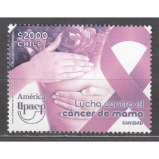 Chile Upaep Correo 2025 ** Mnh Lucha contra el Cancer de Mama