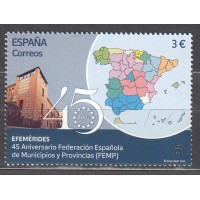 España II Centenario Correo 2026 ** Mnh 45 Aniversario FEMP