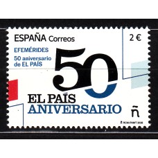 España II Centenario Correo 2026 ** Mnh 50 Aniversario el Pais