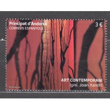Andorra Española Correo 2026 ** Mnh Arte Joan Xandri