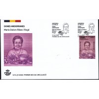 Andorra Española Sobres 1º Día 2026 Dones Andorranes Mª Dolors Ribes