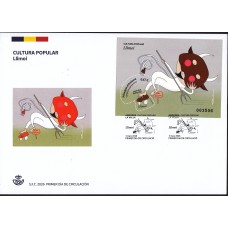 Andorra Española Sobres 1º Día 2026 Cultura Popular Llimoi
