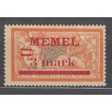 Memel - Correo Yvert 29 ** Mnh Doblez