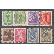Alemania Berlin Sector Sovietico Correo Yvert 1/7 * Mh