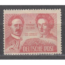 Alemania Oriental Correo 1948 Yvert 48 ** Mnh 