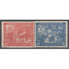 Alemania Oriental Correo 1948 Yvert 49/50 ** Mnh 