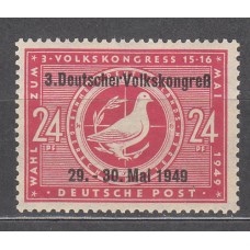 Alemania Oriental Correo 1949 Yvert 51A ** Mnh Paloma