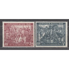 Alemania Oriental Correo 1949 Yvert 57 /58 * Mh 