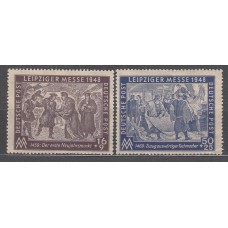 Alemania Oriental Correo 1948 Yvert 1/2 ** Mnh 