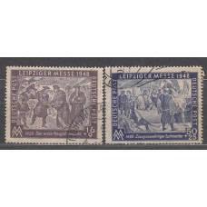 Alemania Oriental Correo 1948 Yvert 1/2 usado