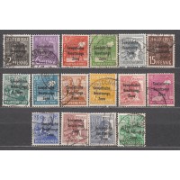 Alemania Oriental Correo 1948 Yvert 8/23 usado