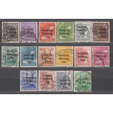 Alemania Oriental Correo 1948 Yvert 8/23 usado