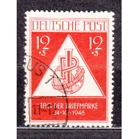 Alemania Oriental Correo 1948 Yvert 31 usado Dia del Sello
