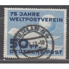 Alemania Oriental Correo 1949 Yvert A1 usado UPU