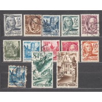 Wurtemberg - Correo Yvert 1/13 usado 