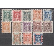 Marienwerder Correo Yvert 30/40+42/43 * Mh Falta 41