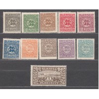 Estados Alemanes - Schleswing Yvert 25/35 * Mh 