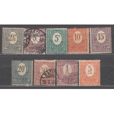 Silesia - Correo Yvert 19/27 */usado Mh/usado