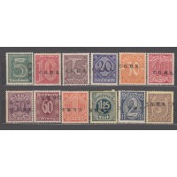 Silesia Servicio Yvert 8/17+19/20 * Mh