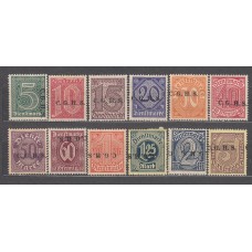 Silesia Servicio Yvert 8/17+19/20 * Mh