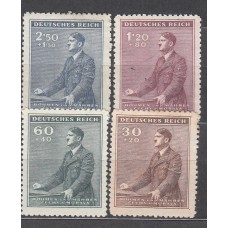 Bohemia y Moravia - Correo Yvert 73/76 * Mh Hitler