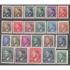 Bohemia y Moravia - Correo Yvert 77/98A * Mh Hitler