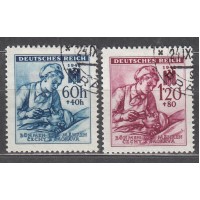 Bohemia y Moravia - Correo Yvert 99/100 usado Cruz Roja