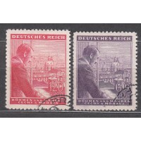 Bohemia y Moravia - Correo Yvert 105/6 usado
