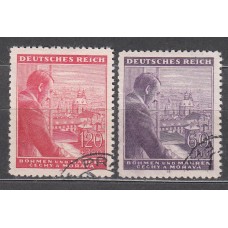 Bohemia y Moravia - Correo Yvert 105/6 usado
