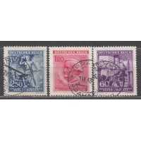 Bohemia y Moravia - Correo Yvert 107/9 usado