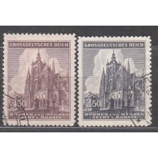 Bohemia y Moravia - Correo Yvert 119/20 usado